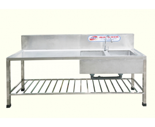 Bàn sơ chế inox 304 Thế Chiều - The Chieu 304 stainless steel preparation table