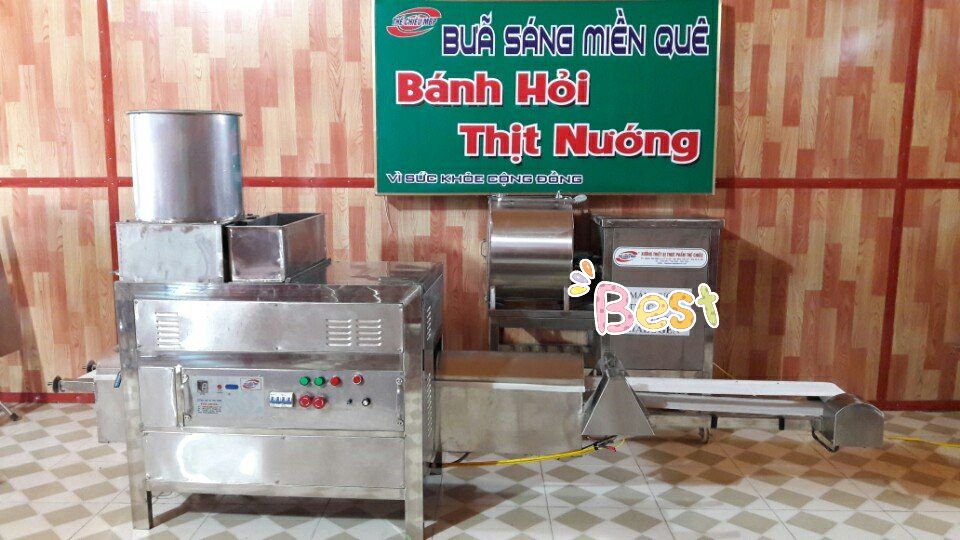 Máy sản xuất bánh hỏi mini (dùng cho nhà hàng, khách sản) - Mini rice vermicelli making machine (for restaurants, hotels)